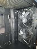 Replaced the original fans with be quiet fans.